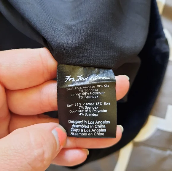 Viva Velvet Mini Black Dress 🍋 FOR LOVE & LEMONS - Picture 13 of 14